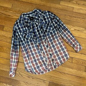 Rails ombré plaid shirt size Small